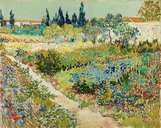 Der Garten in Arles, 1888